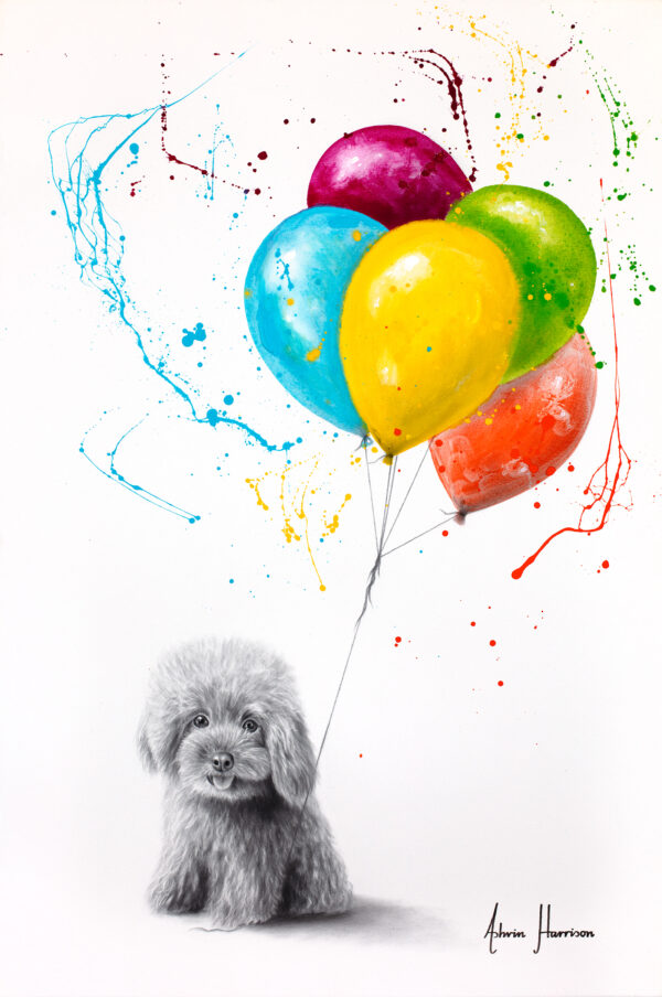 Ashvin Harrison Art - Puppy Party