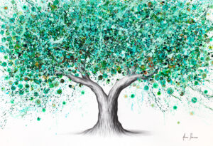 Ashvin Harrison Art- Emerald Garden Tree