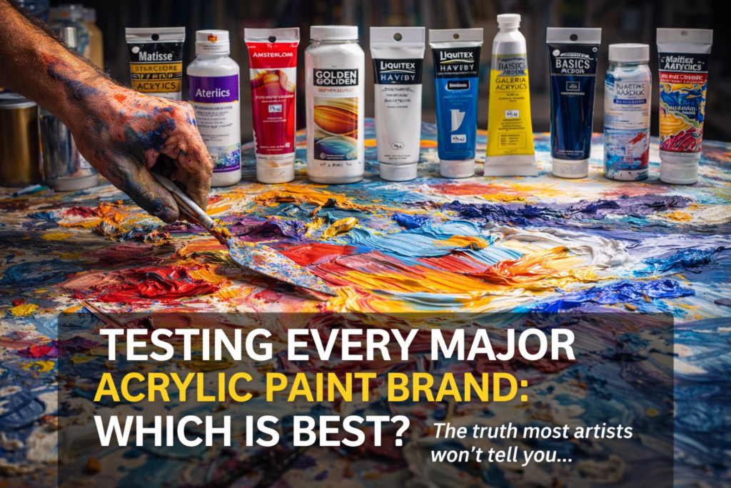 The Top ten acrylic paints for artists Tested