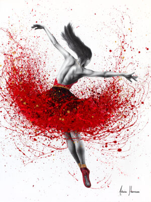 Ashvin Harrison Art - Scarlet Sensation Dance