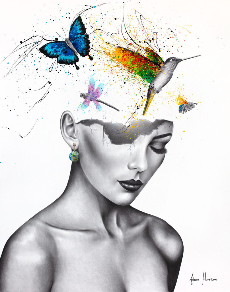 Ashvin Harrison Art - World In Her Mind1