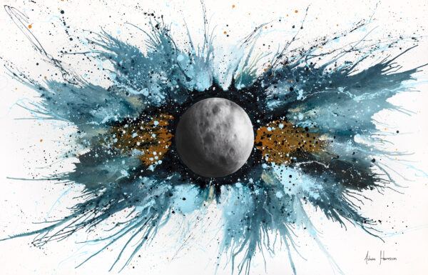 Ashvin Harrison Art - Abstract Universe- Silent Moon1