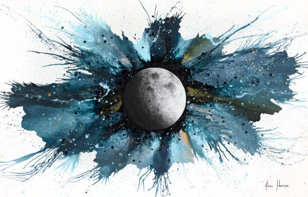 Ashvin Harrison Art - Abstract Universe- Moon Illusion1