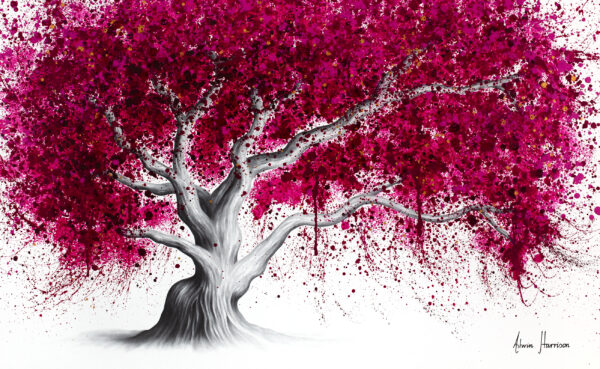 Ashvin Harrison Art - Morning Magenta Tree