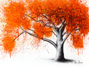 Ashvin Harrison Art - The Autumn Flame Tree