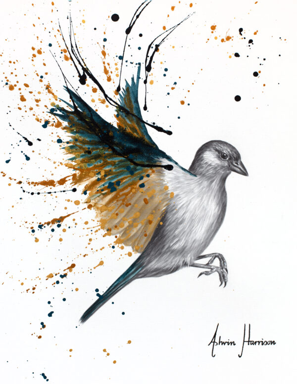 Ashvin Harrison Art- Golden Storm Bird