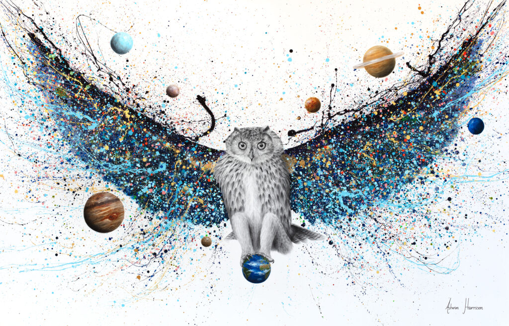 Ashvin Harrison Art- Space Owl