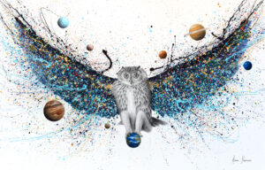 Ashvin Harrison Art- Space Owl
