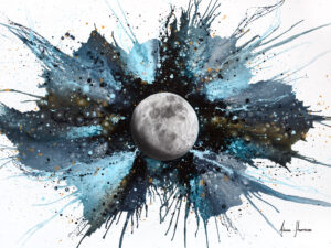 Ashvin Harrison Art- Abstract Universe- March Moon