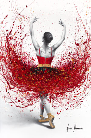 Ashvin Harrison Art- Ruby Rhinestone Dance