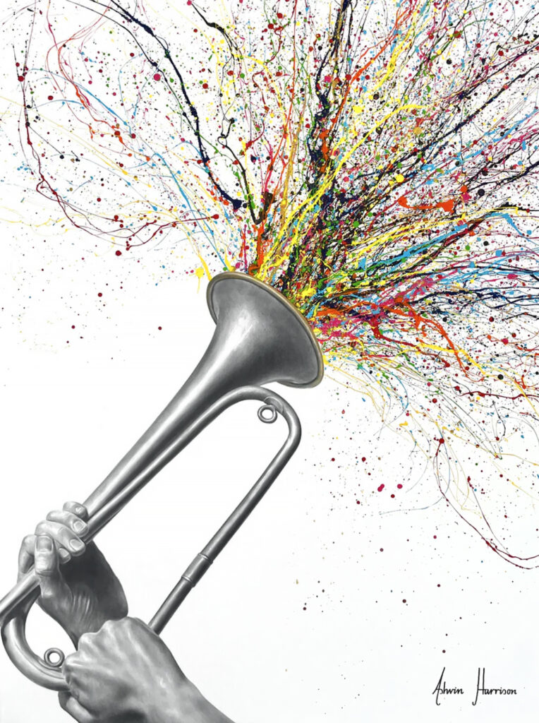 Ashvin Harrison Art- Bugle Blast