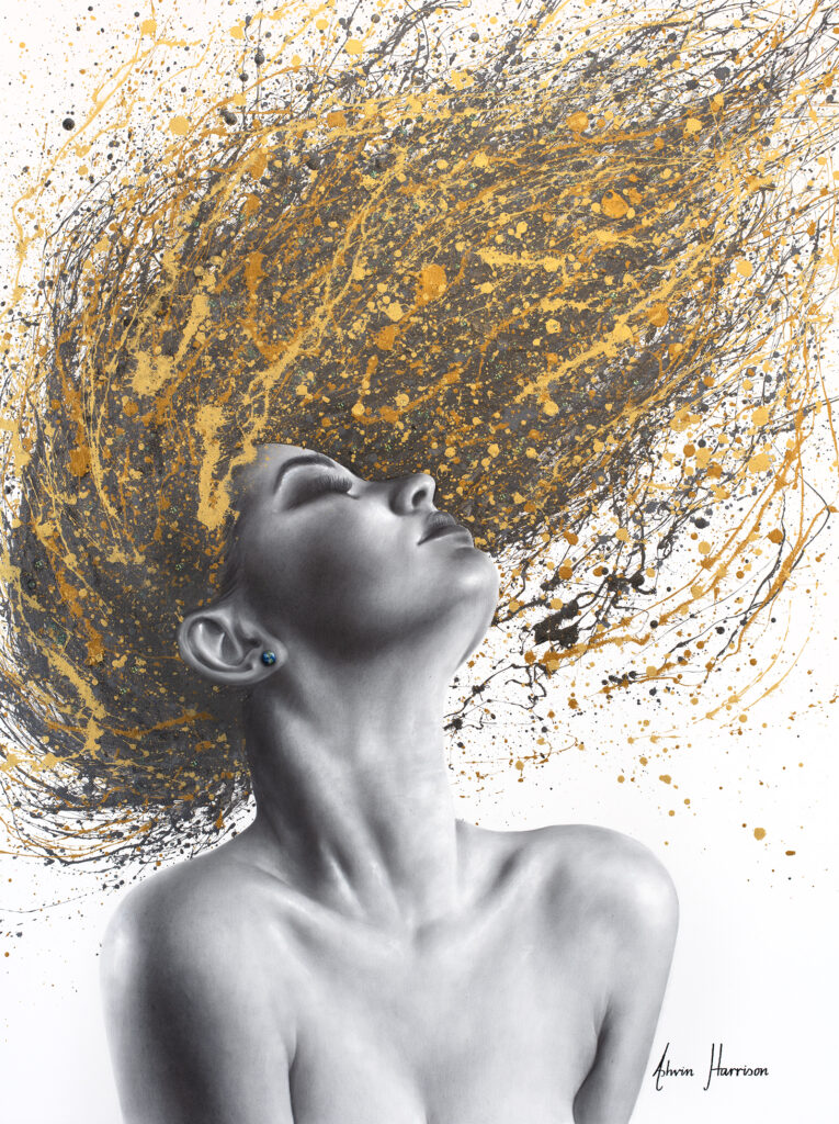 Ashvin Harrison Art- Golden Perception