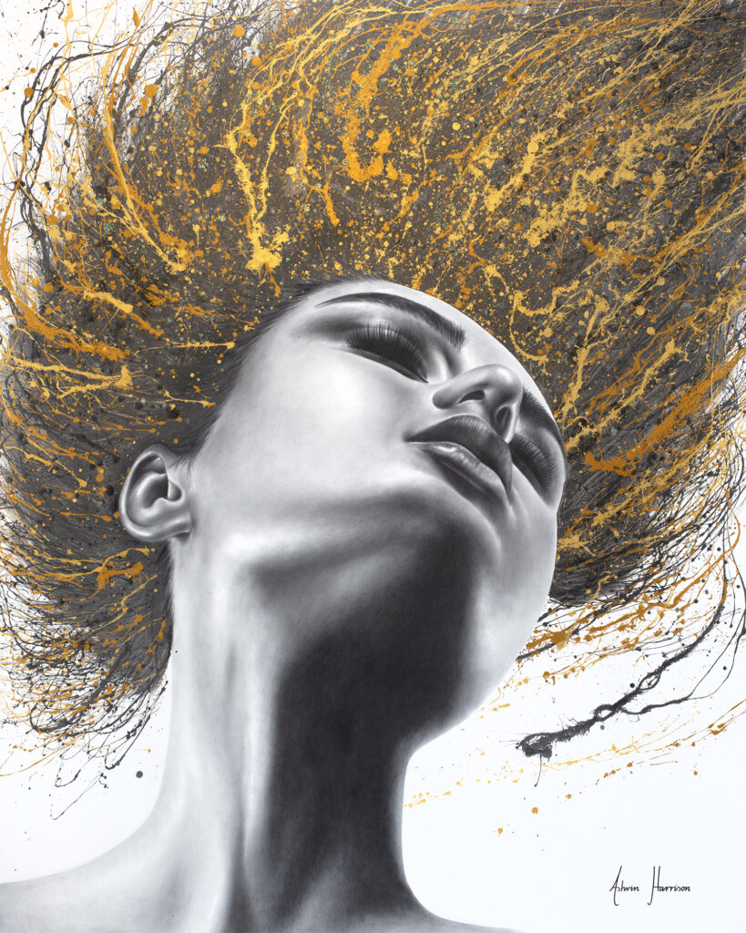 Ashvin Harrison Art- Her Golden Dream