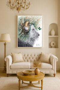 Ashvin Harrison Art- Lunar Lion 5