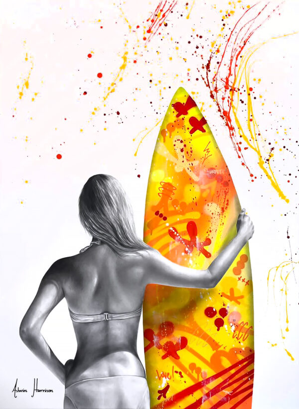 Ashvin Harrison Art- Sunshine Surfer Combo