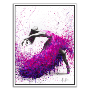 Ashvin Harrison Art- Hot Magenta Dance Wall Art Prints