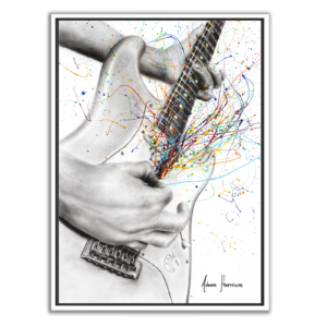 Ashvin Harrison Art- The Guitar Solo Wall Art Prints