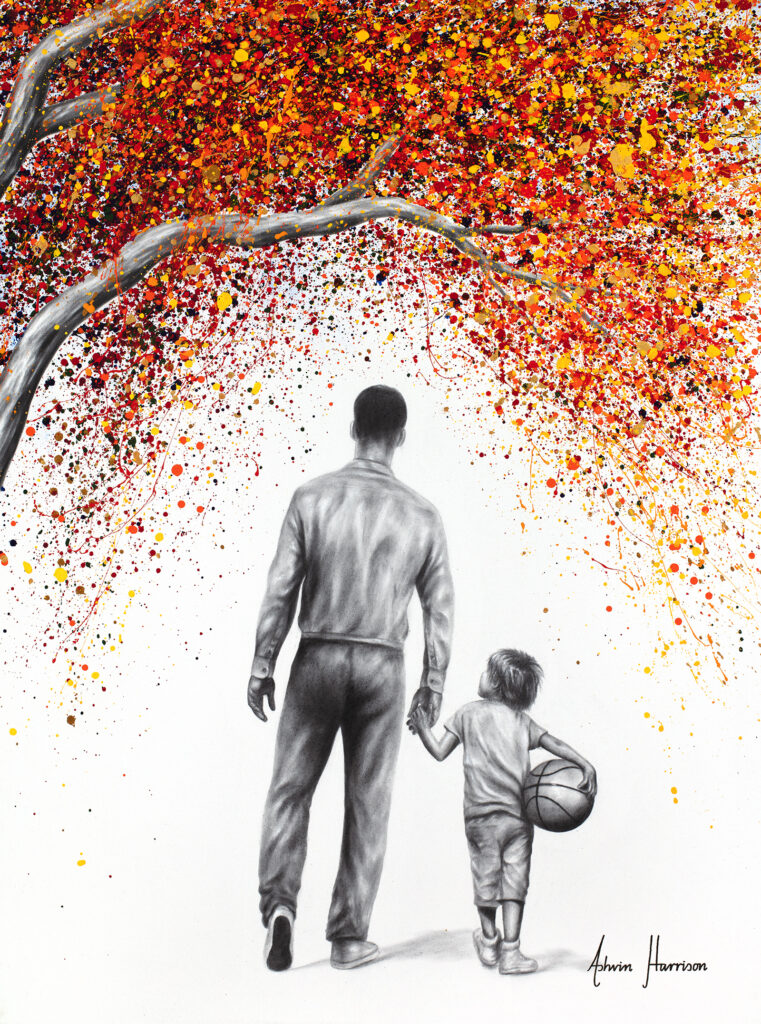 Father and Son- Basketball Days