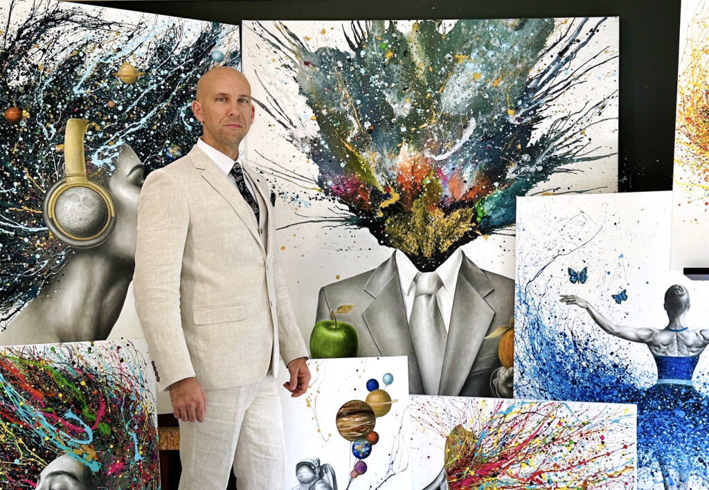 Australia's Most Famous Painter Ashvin Harrison Outsells Leonard