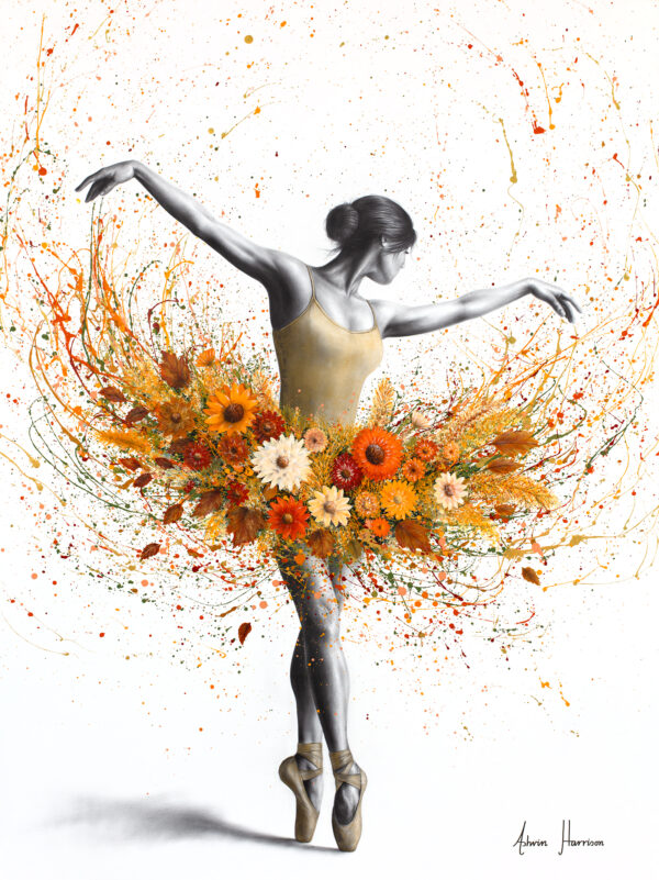 Ashvin Harrison Art- Autumn Allure Ballerina