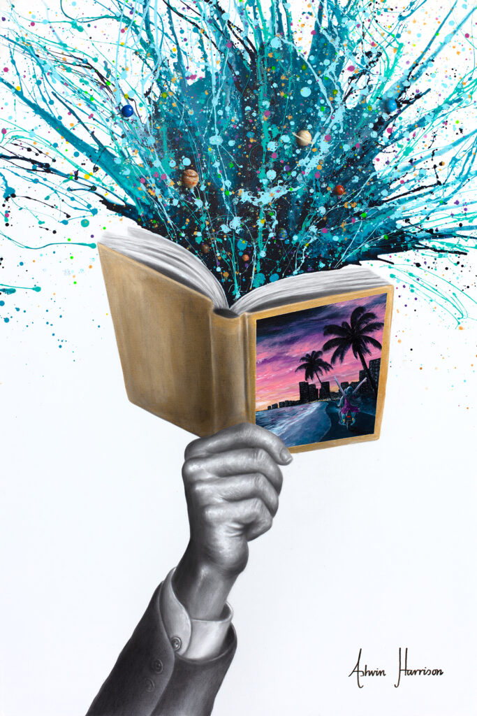 Ashvin Harrison Art- Miami In The Book Of Time