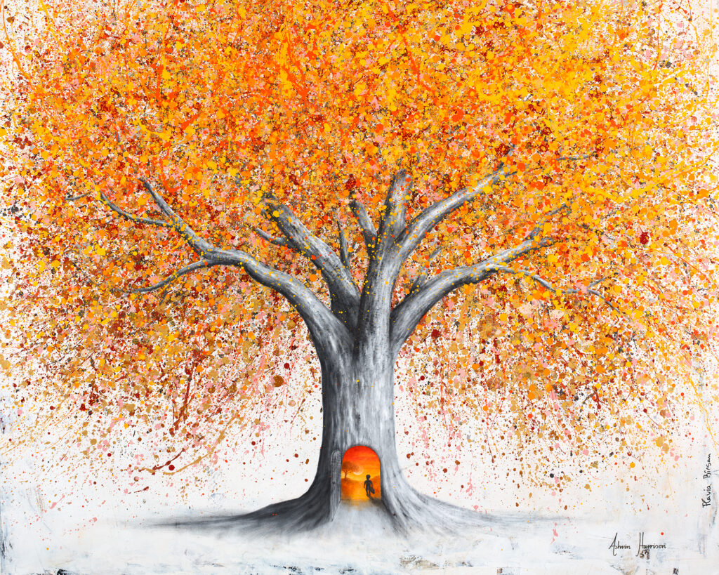 Ashvin Harrison Art- Secret Sunset Tree