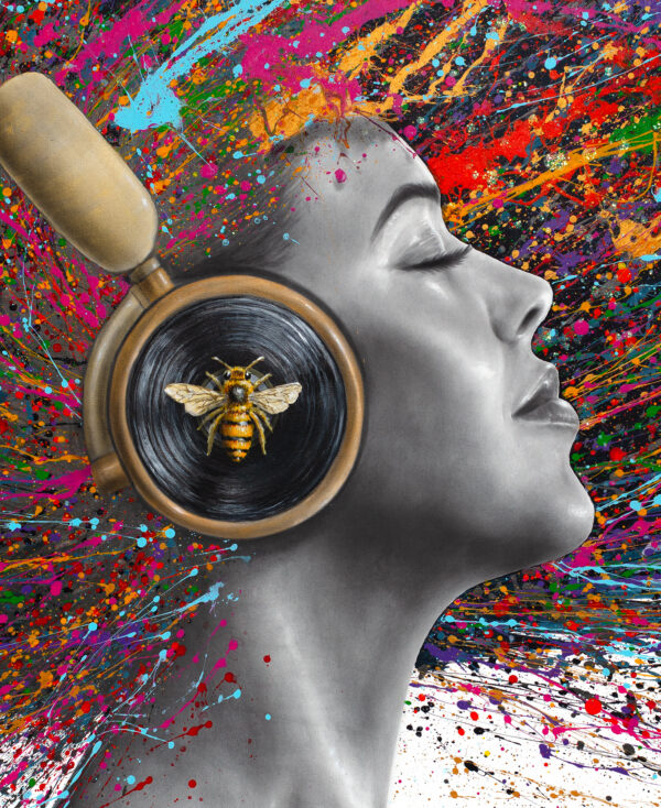 Golden Bee Frequency (2025) *Artwork On Show In Miami - Image 3