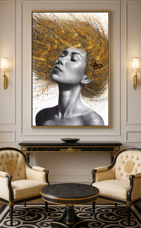 Wings Of The Whisperer (2024)- Limited Edition Hand-Painted (Embellished) Print - Image 3