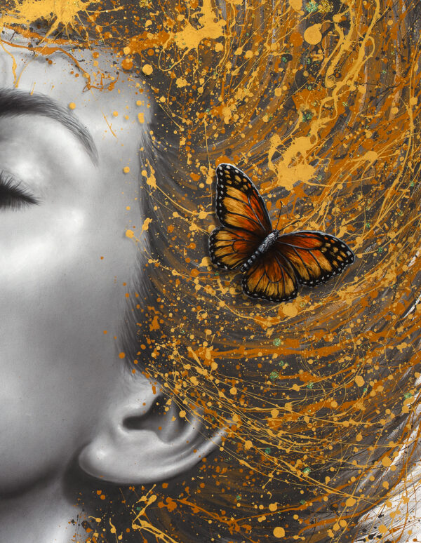Wings Of The Whisperer (2024)- Limited Edition Hand-Painted (Embellished) Print - Image 5