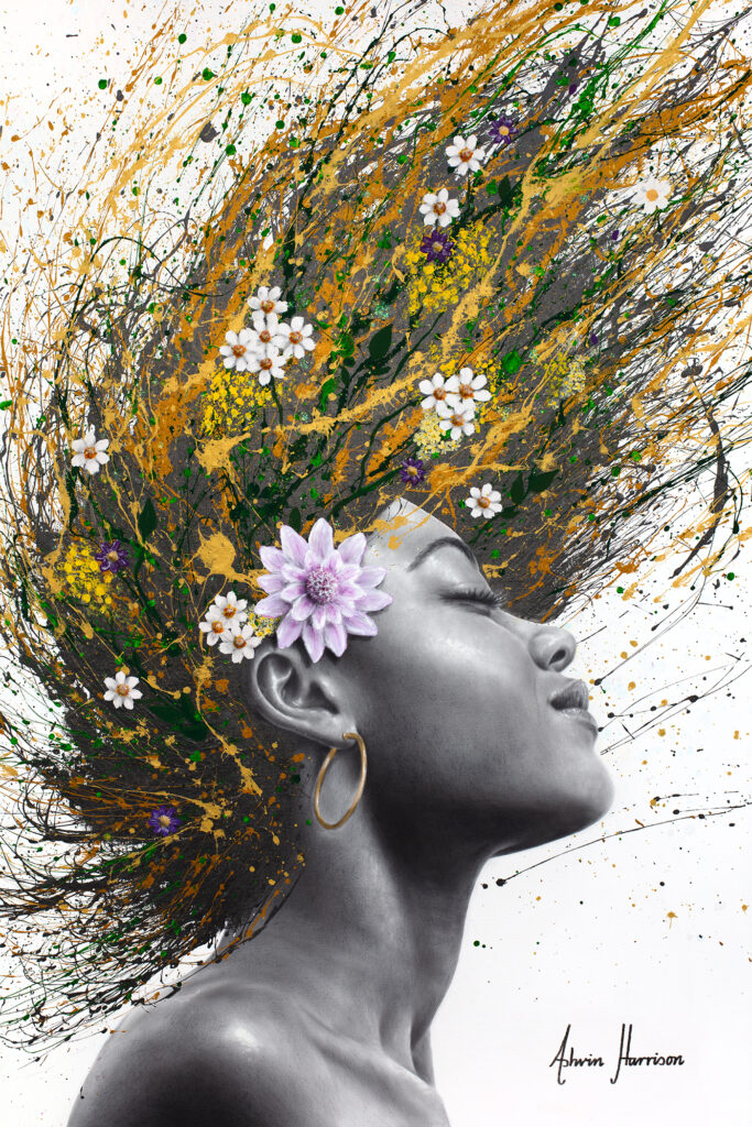 Ashvin Harrison Art- Her Flower Fantasy 2024