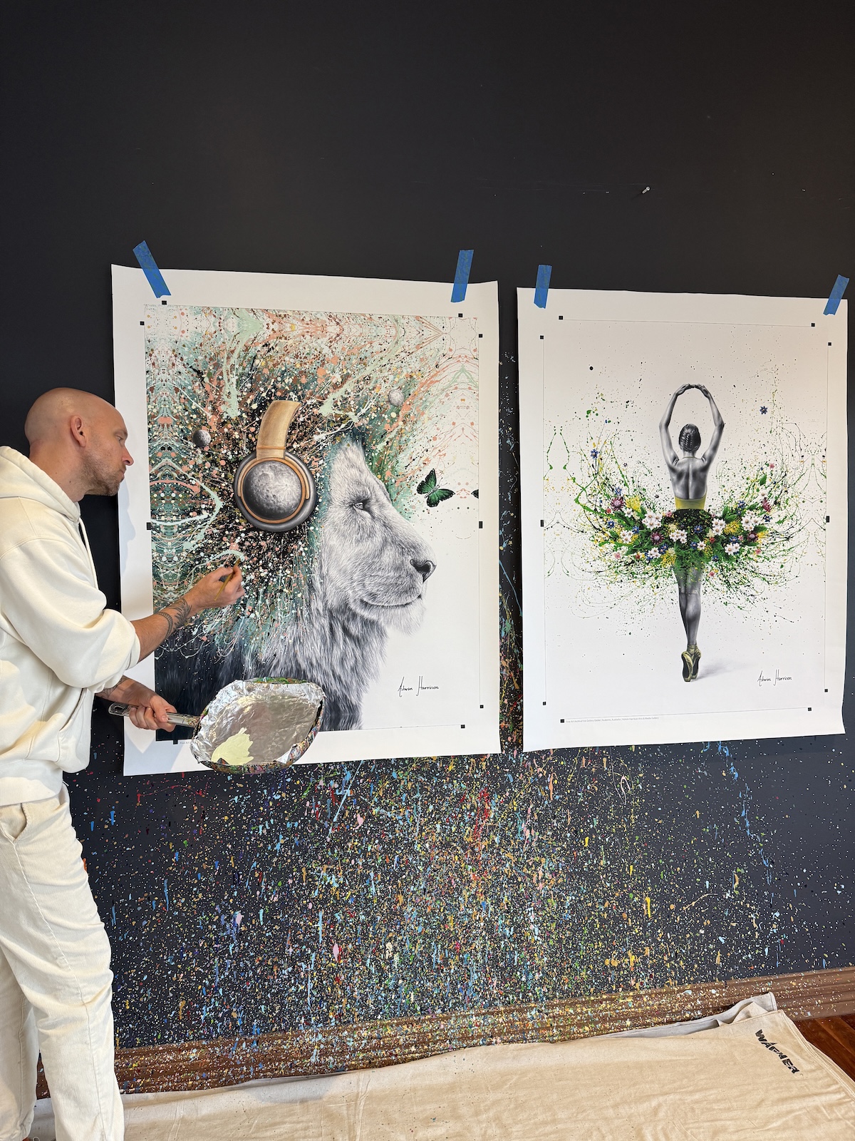 Key To The World (2025) - Limited Edition Hand-Painted (Embellished) Print - Image 11