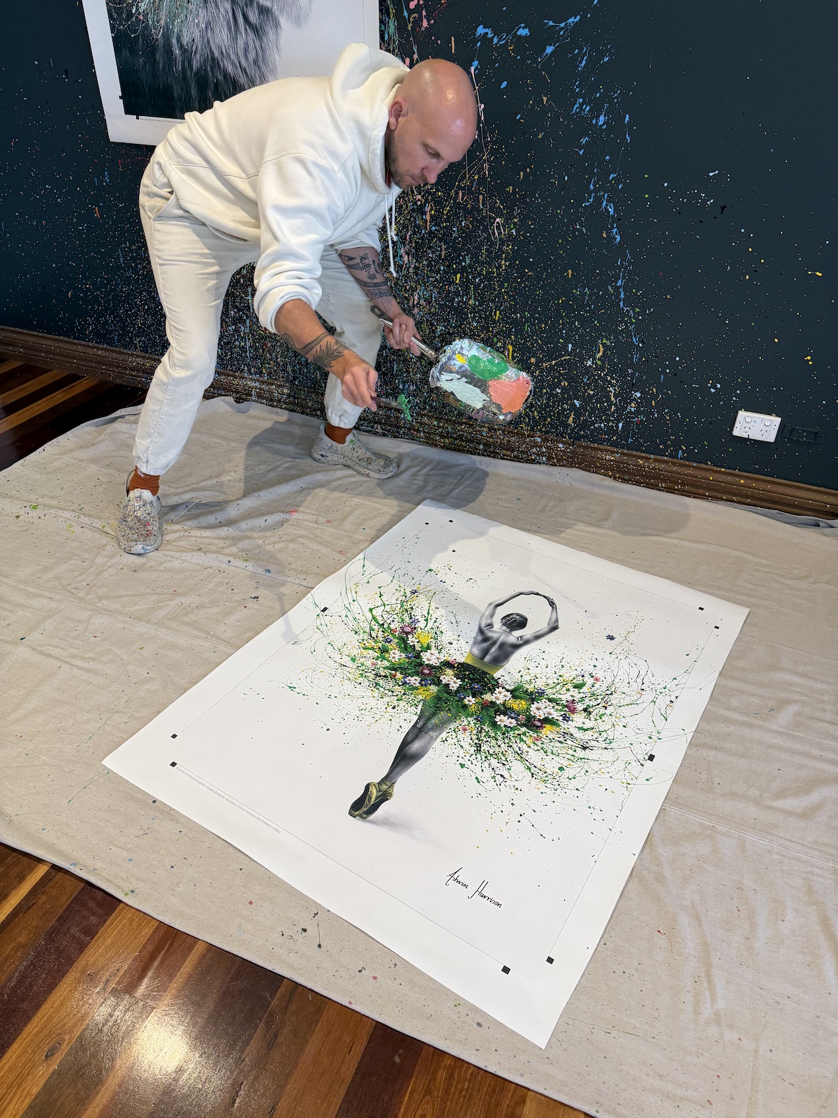 The Spring Dreamer (2025) - Limited Edition Hand-Painted (Embellished) Print - Image 13