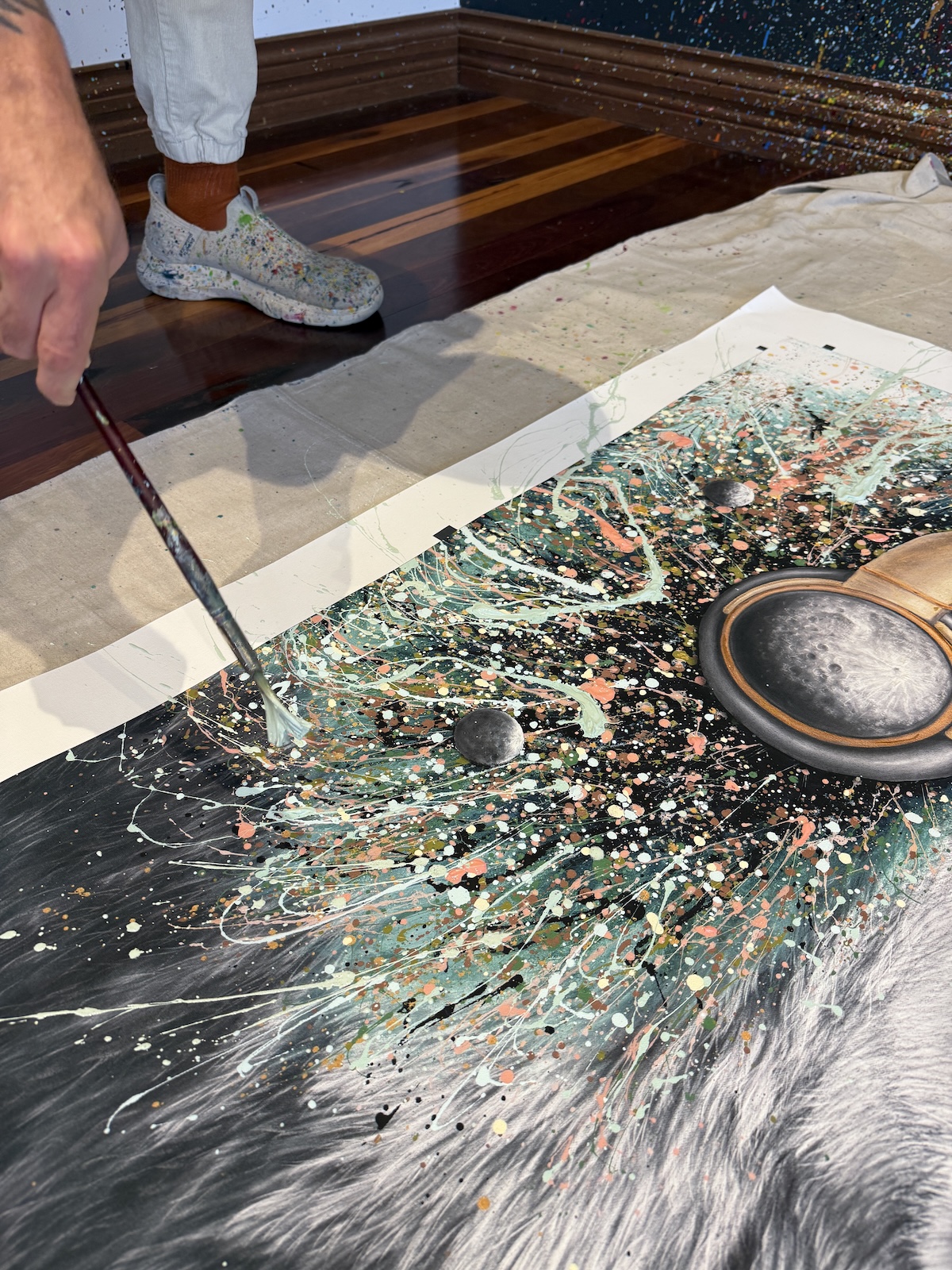 Key To The World (2025) - Limited Edition Hand-Painted (Embellished) Print - Image 13