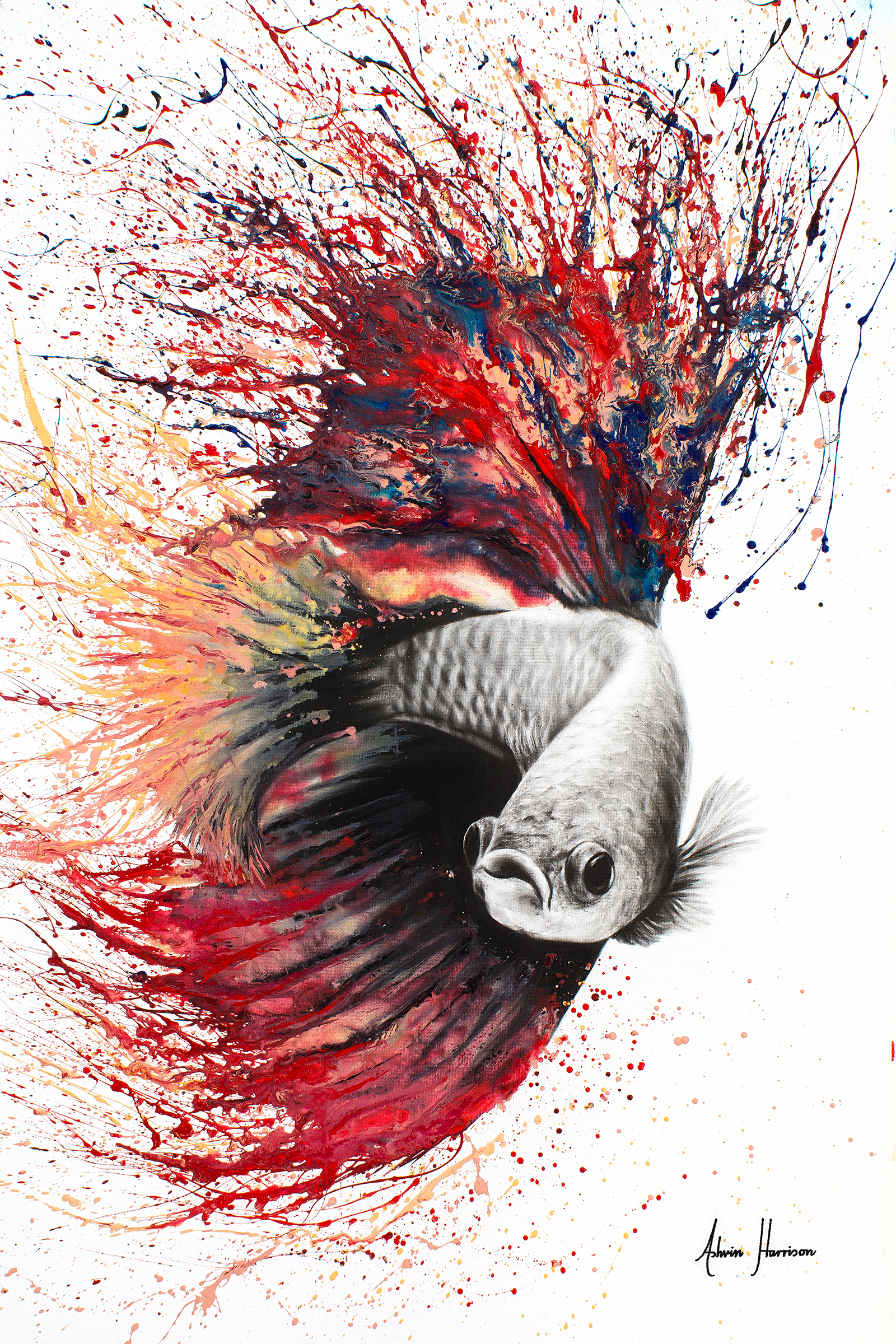 Ashvin Harrison Art- Heart of Flames 2017