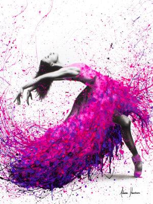 Ashvin Harrison Art- Hot Magenta Dance 2017