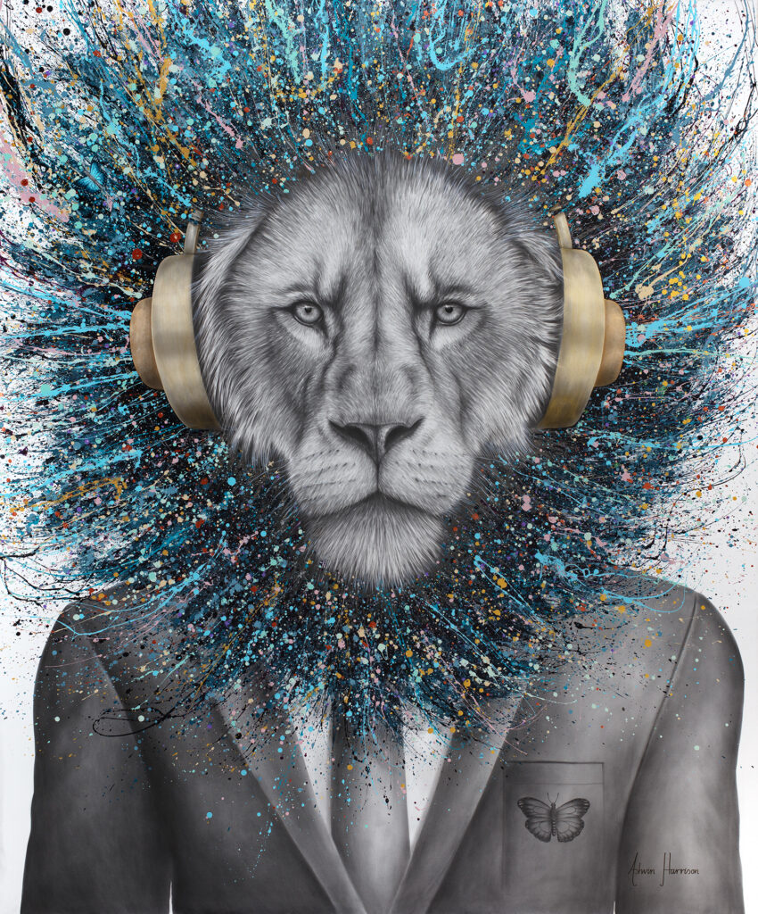 Ashvin Harrison Art- Lion Of The Liquid Labyrinth