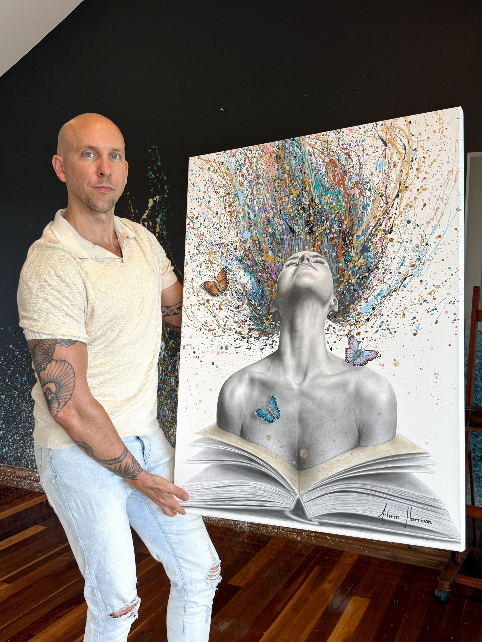 Chapter Of The Infinite Self (2025) - Limited Edition Hand-Painted (Embellished) Print - Image 2