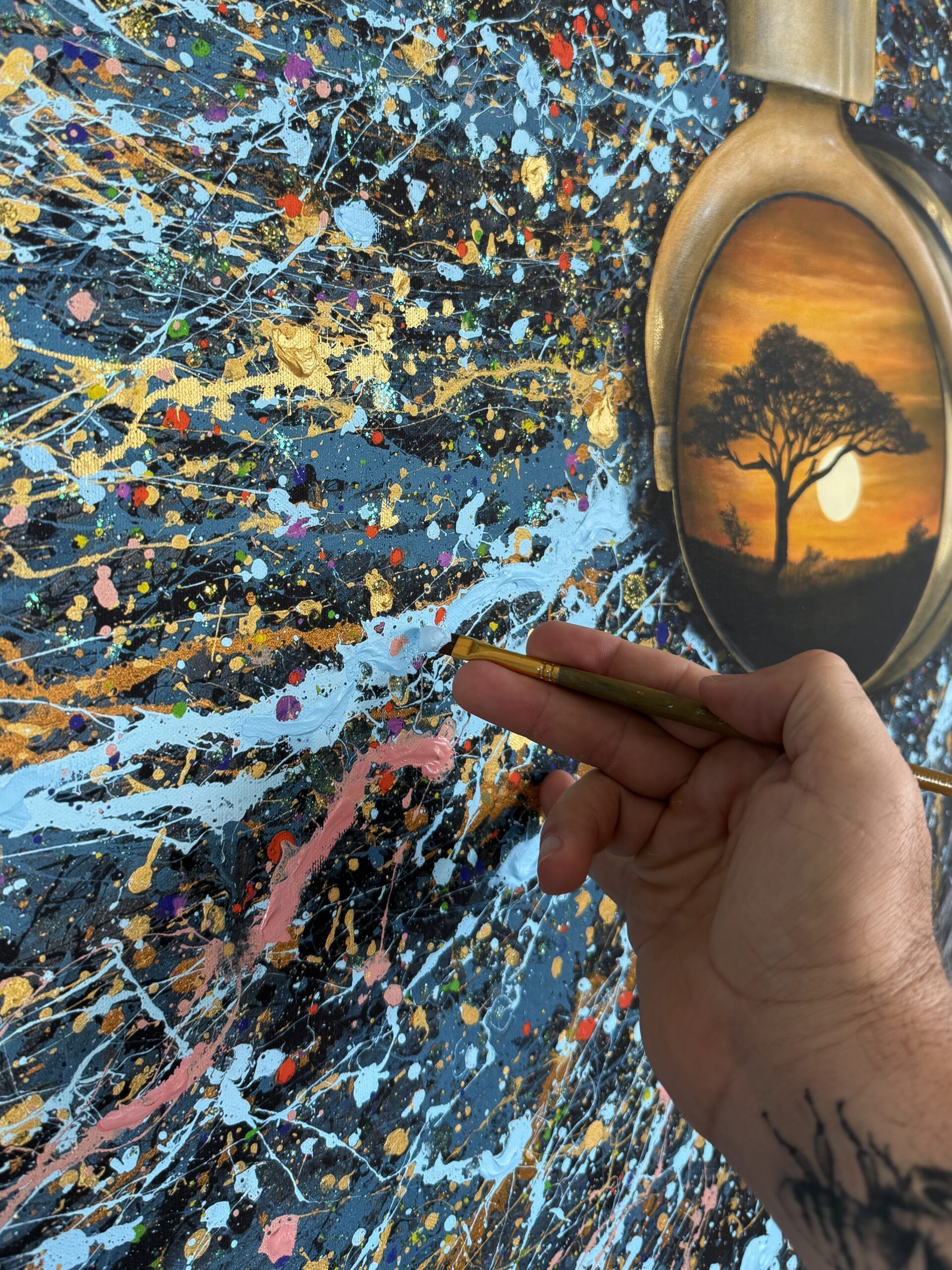 Chapter Of The Infinite Self (2025) - Limited Edition Hand-Painted (Embellished) Print - Image 6