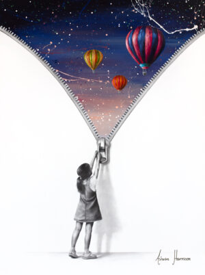 Ashvin Harrison Art-Beyond The Wall Of Reality