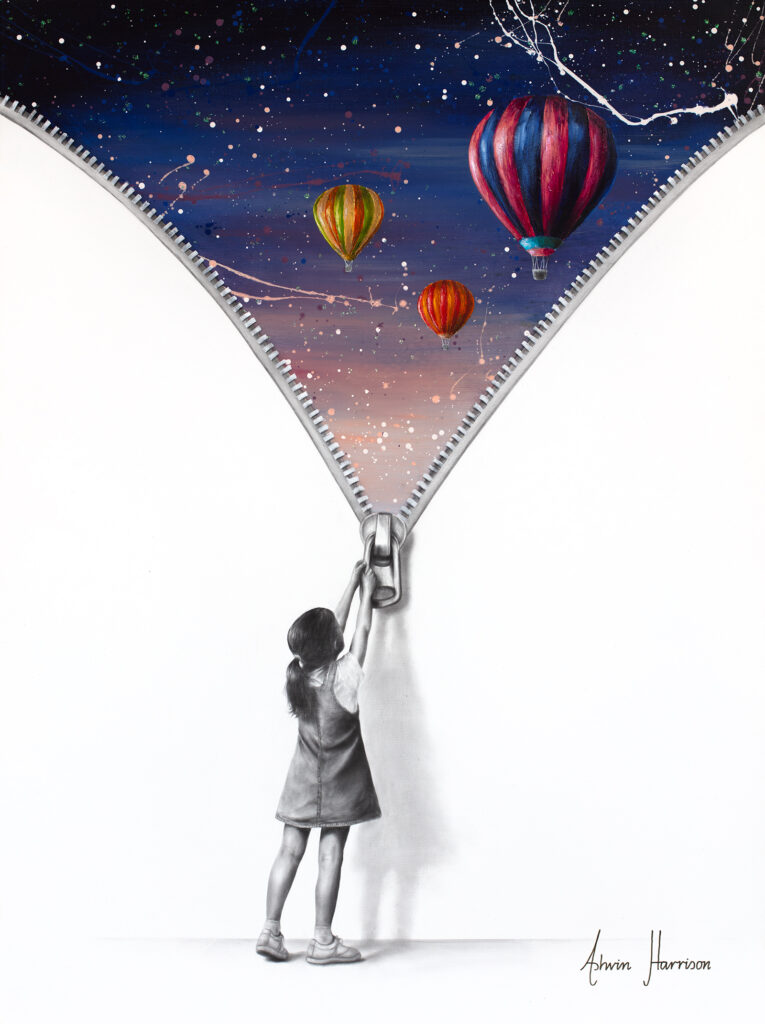 Ashvin Harrison Art-Beyond The Wall Of Reality