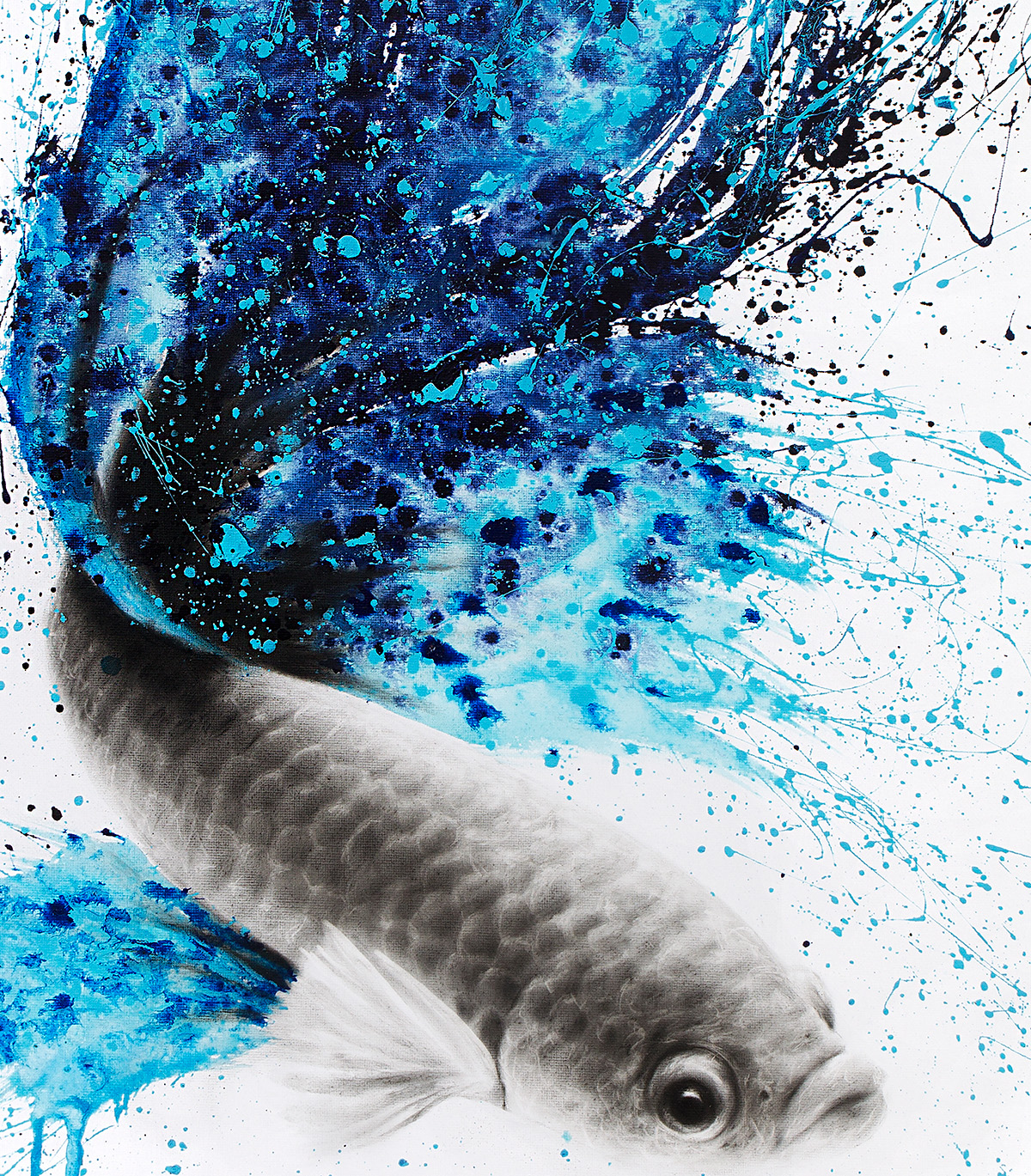 Ashvin Harrison Art- Galaxy Gourami 20172
