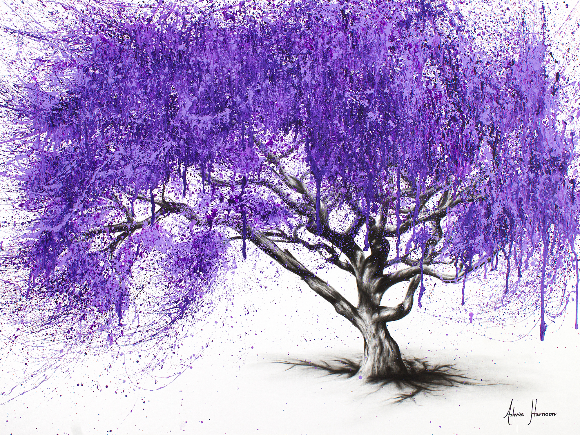 Ashvin Harrison Art- Meet You At The Jacaranda 2017