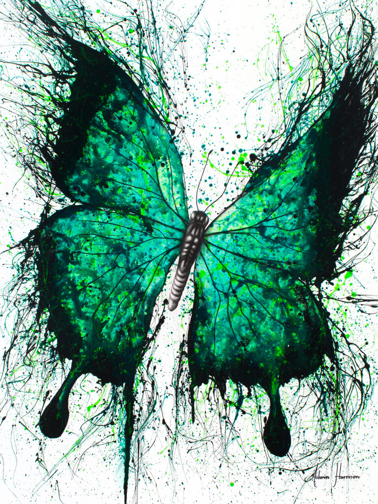 Ashvin Harrison Art- Night Garden Butterfly 2017