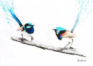 Ashvin Harrison Art- Wren Goodbye 2017