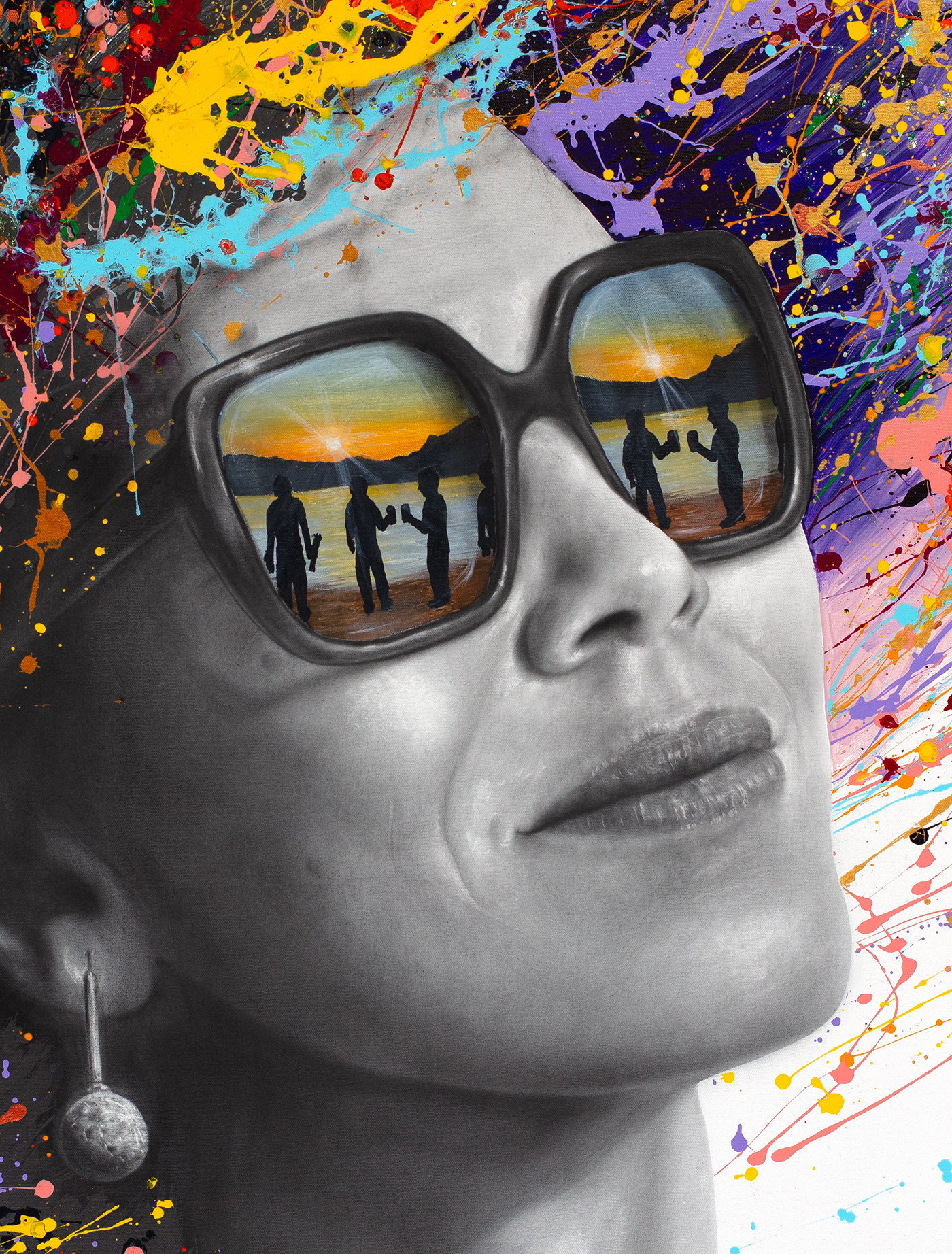 Ashvin Harrison Art- Moon Memories with Sunshine Sunnies2