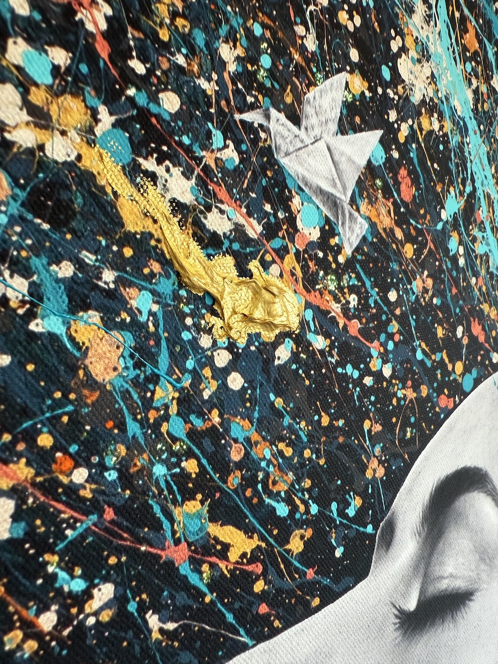 Ashvin Harrison Limited Edition Hand Embellished Painting