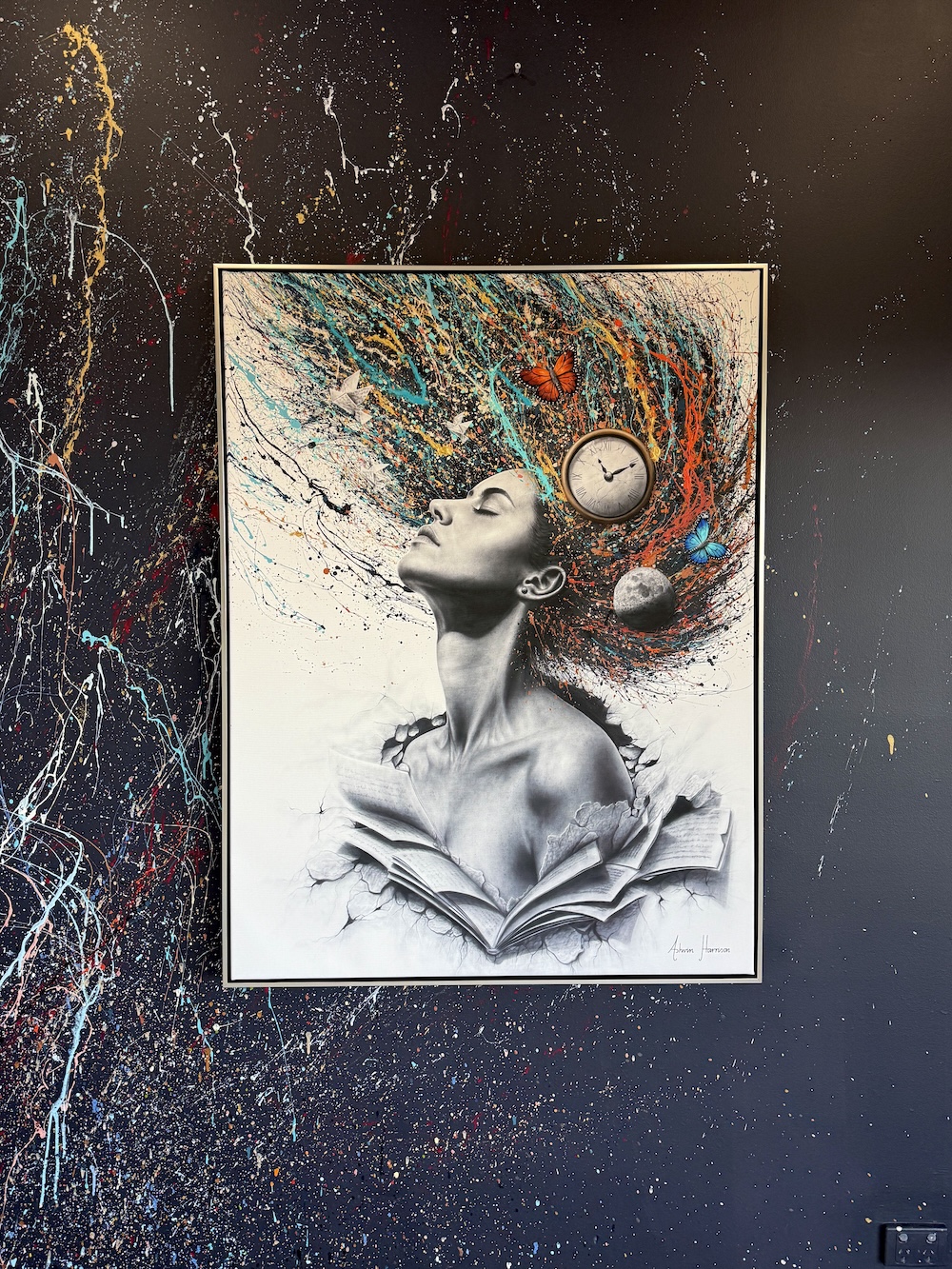 Ashvin Harrison Limited Edition Hand Embellished Painting